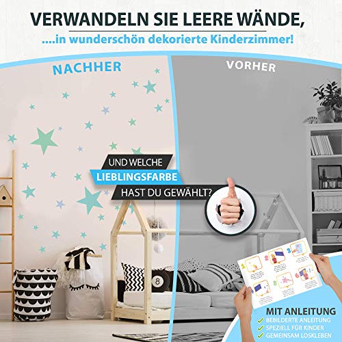 Adesivo murale 50 stelle per la camera dei bambini...