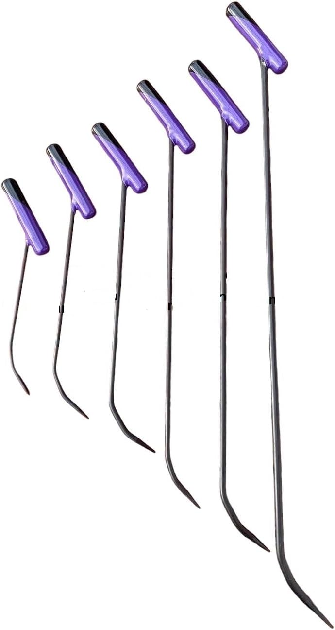 Paintless Dent Repair Kit Cesme Set - 6 Pieces, Hail Dent Removal Tools That can Eliminate Most of car dents Within 30 Minutes for Repairing Hail Damage, Body Big Dents, Small Dents