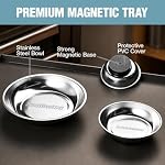 3PC Magnetic Tray Set, 3", 4" and 6" Magnetic Parts Tray - Image 4