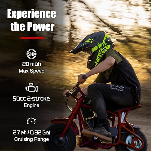 Frp DB3-RED-2S Db003 50 Cc Mini Dirt Bike For Kids, Gas Powered Motorcycle thumb #4