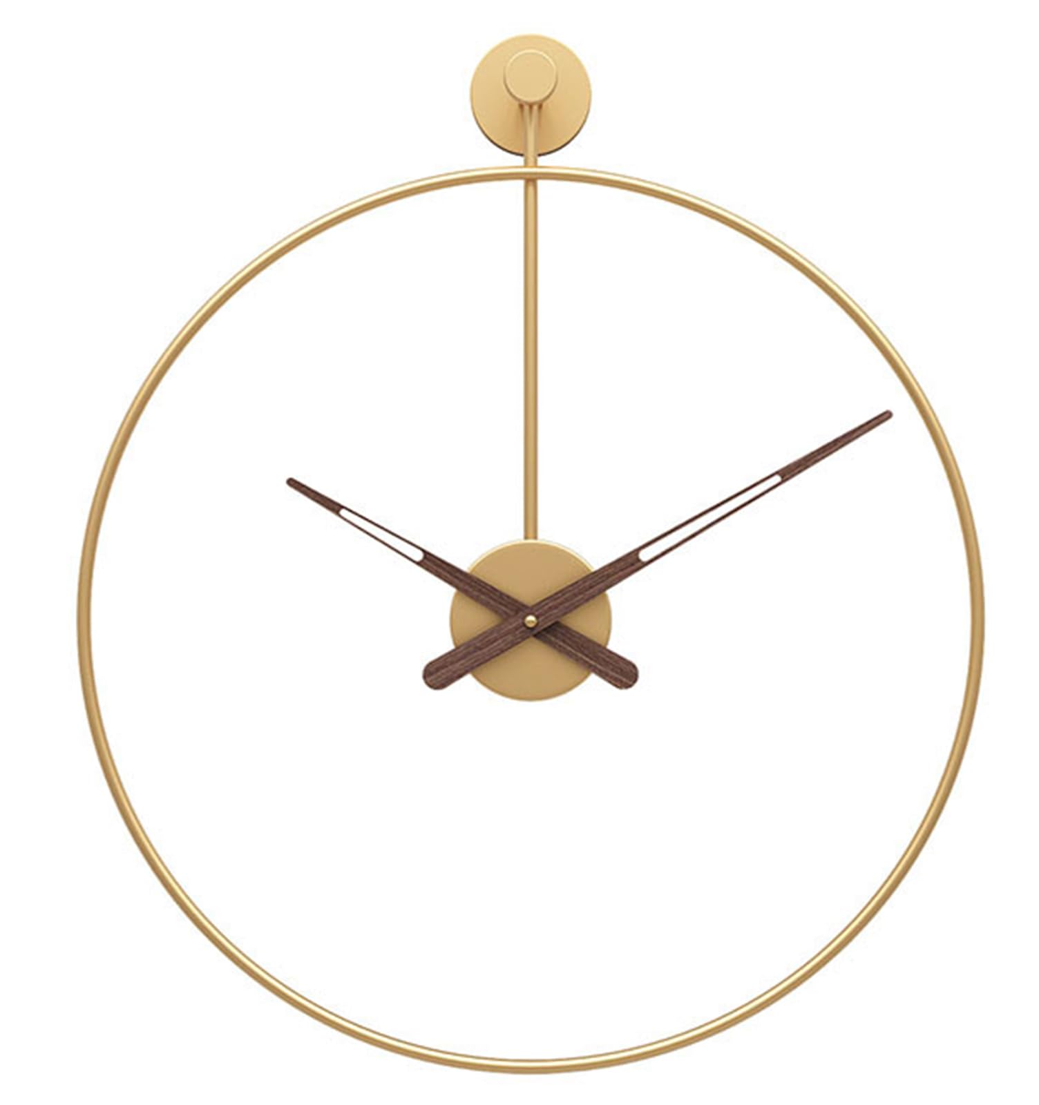 NHDVDVAV Modern Decorative Wall Clock,Farmhouse Metal Clock,Silent Noiseless Movement,Large Wall Clocks for Living Room,Office,Loft,A