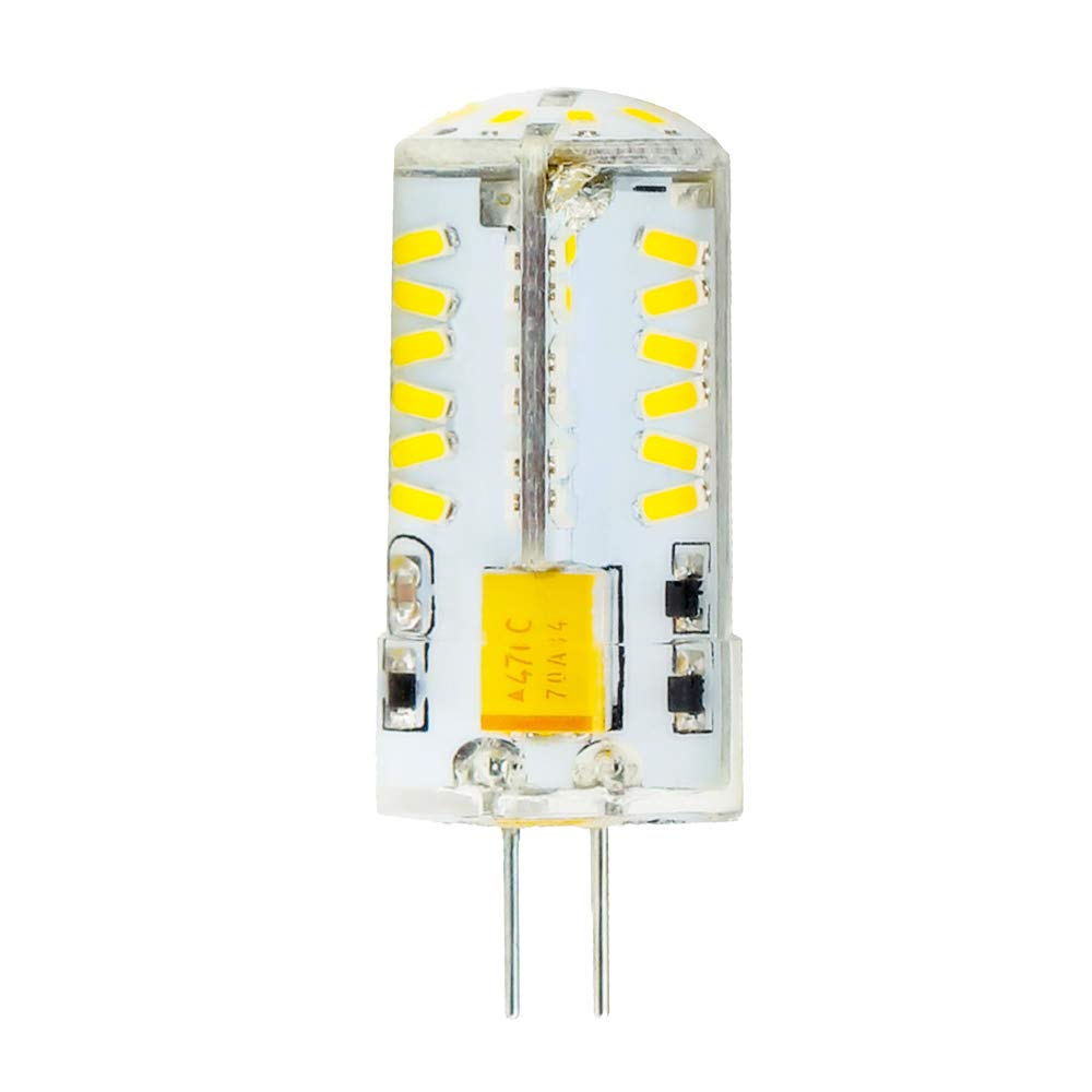 No Flicker Led G4 4 5W Bulb Bi-Pin Base 2700K Warm White Light Bulb AC DC 12v Equivalent