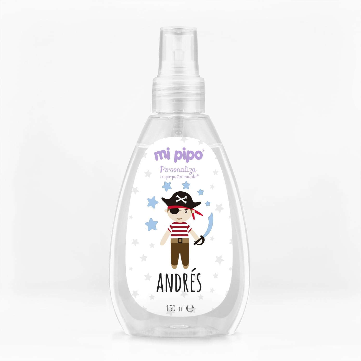 Neceser Niño Personalizado - Pirata | Neceser Aseo Infantil con Toalla, Colonia, Peine y Cepillo | para Viajes, Uso Diario, Colegio | Impermeable, Seguro, Cómodo y Fácil de Limpiar