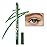 evpct 1Pcs Green Color Gel Glitter Eyeliner Pencils Set for Women Waterline Waterproof Smudge Proof lapiz de ojos delineador de ojos contra el agua Eye Liner Makeup,08 Green