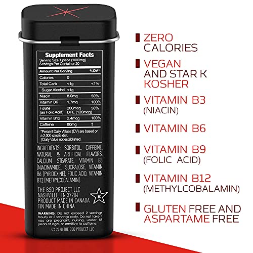 Viter Energy Extra Strength Caffeine Mints All 3 Flavors 6 Pack Bundle For 18 Total Packs - 80Mg Caffeine, B Vitamins, Sugar Free, Vegan, Powerful Energy Booster For Focus And Alertness #TOP5