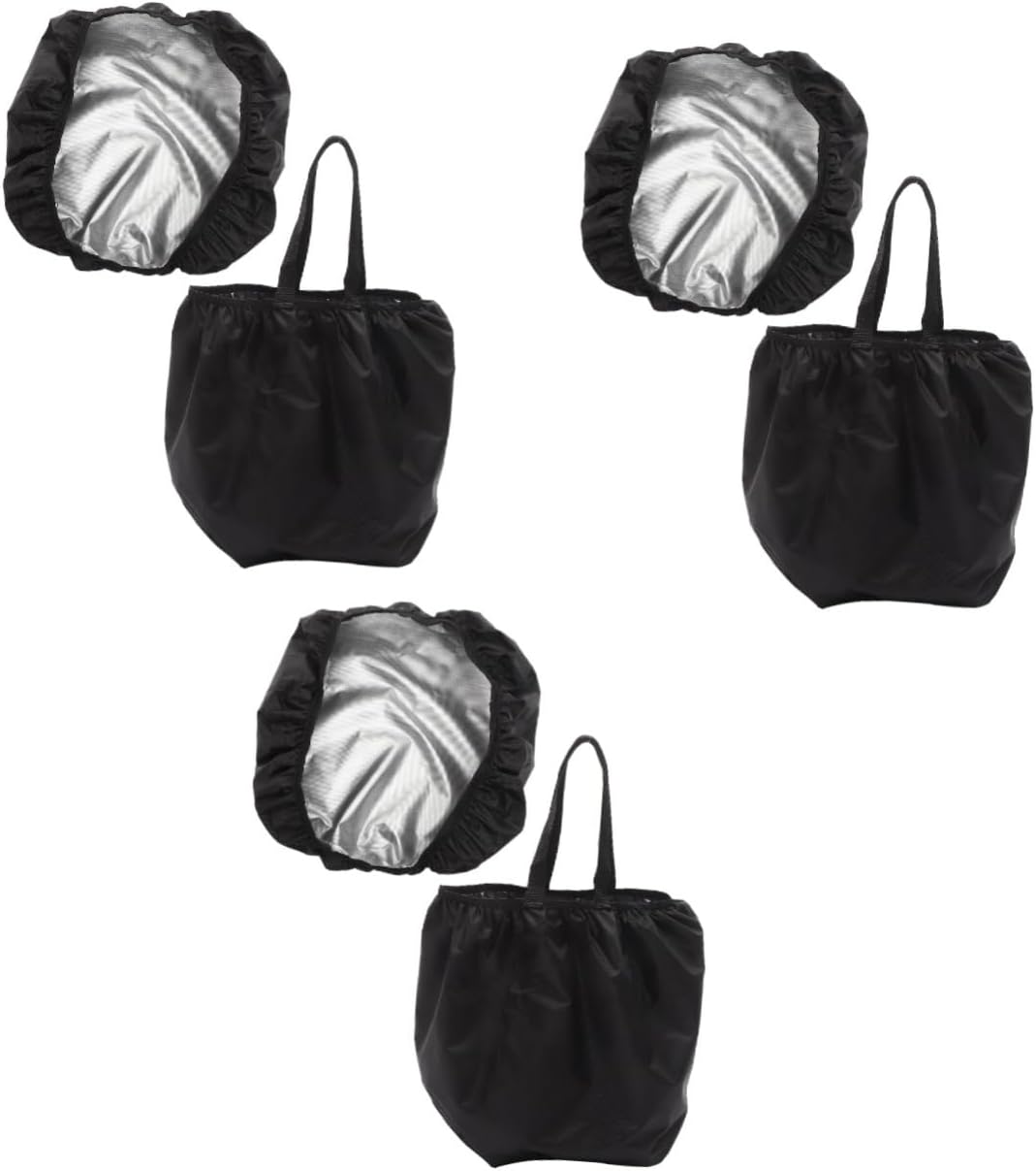 3pcs Bike Accessories for Women Bike Rack Cover Basket Cover Daily Use Oxford Cloth Bag