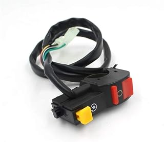 Motorcycle Handlebar Switch, 12V 10A Motorcycle Headlight Horn Multifunction Switch Switch Assembly