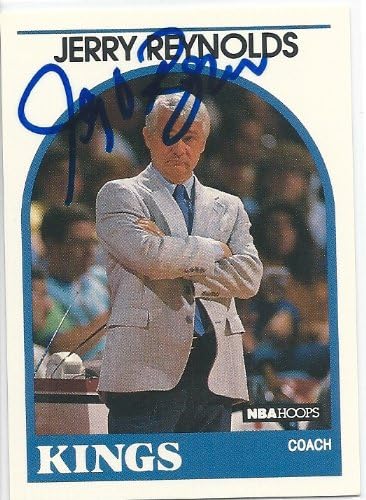 1989, Jerry Reynolds, Sacramento Kings, Signed, Autographed, Hoops Basketball Card, Card # 161, a COA Will Be Included