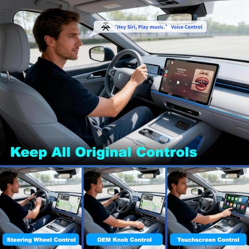 Wireless CarPlay Adapter for iPhone, Apple CarPlay Wireless Adapter USB-C, Bluetooth Connection, Auto-Switch for Multiple iPhones, Fast & Stable, iOS 10+ - image 8