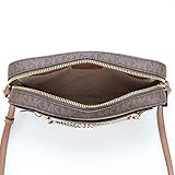 Michael Kors Women's Jet Set Item LARGE EAST WEST CHAIN Crossbody (BROWN/SOFTPINK) - Image 4