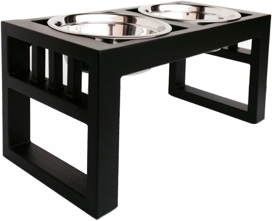 Libro Double Diner - Raised Dog Feeder - 11" Tall