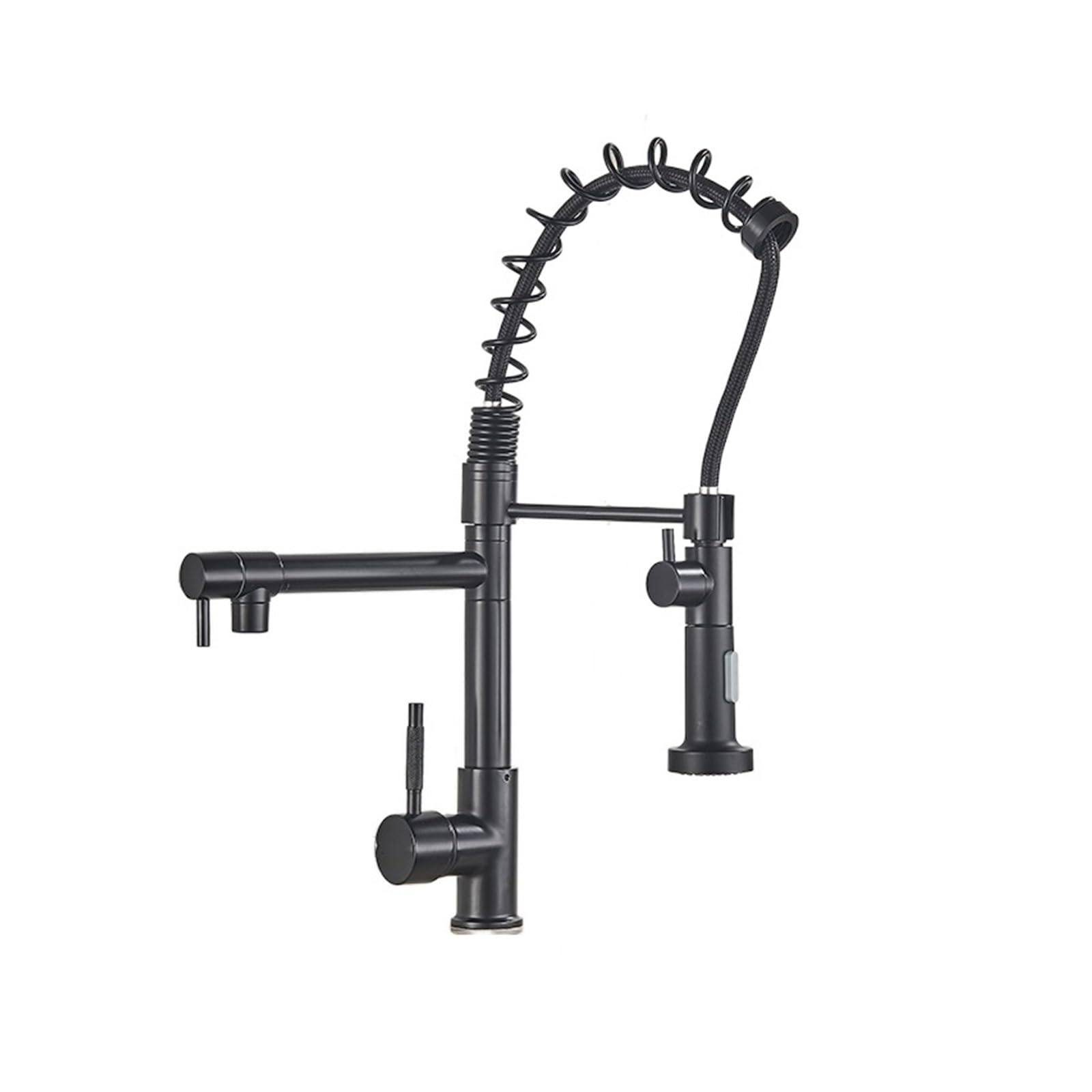Robinet de cuisine extractible pour laver les grands récipients