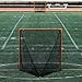 Kdjuope Lacrosse Goal Net Sports Training Net Easy Assembly Heavy Duty Indoor Outdoor Goal Nets, Black 5mm