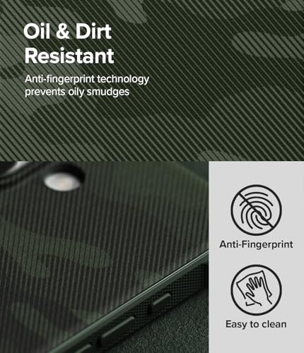 Image of Ringke Onyx Compatible with iPhone 16 Plus Case Cover Rugged Flexible Durable Anti-Slip TPU Protection Shockproof iPhone 16 Plus Back Cover - Camo Green