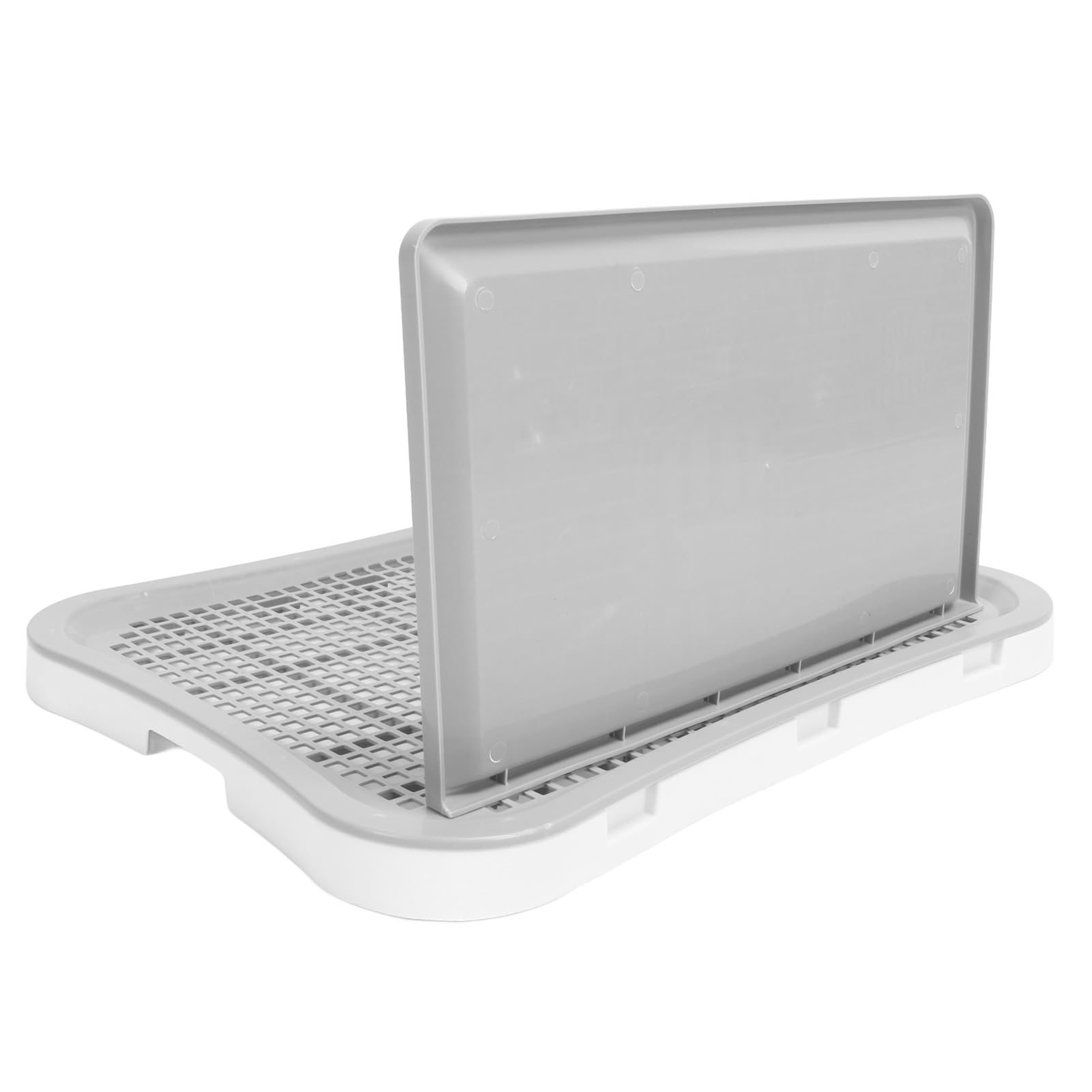 Inodoro de Entrenamiento para IR Al Baño, 51x38x3.5 Cm, Soporte para Almohadilla para Orinar para Cachorros, Bandeja de Entrenamiento para IR Al Baño para Perros en Interiores y