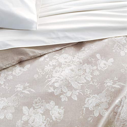 Ecopure 100% Organic Cotton Wash Sienna Comforter Set, Full/Queen, Beige #TOP3