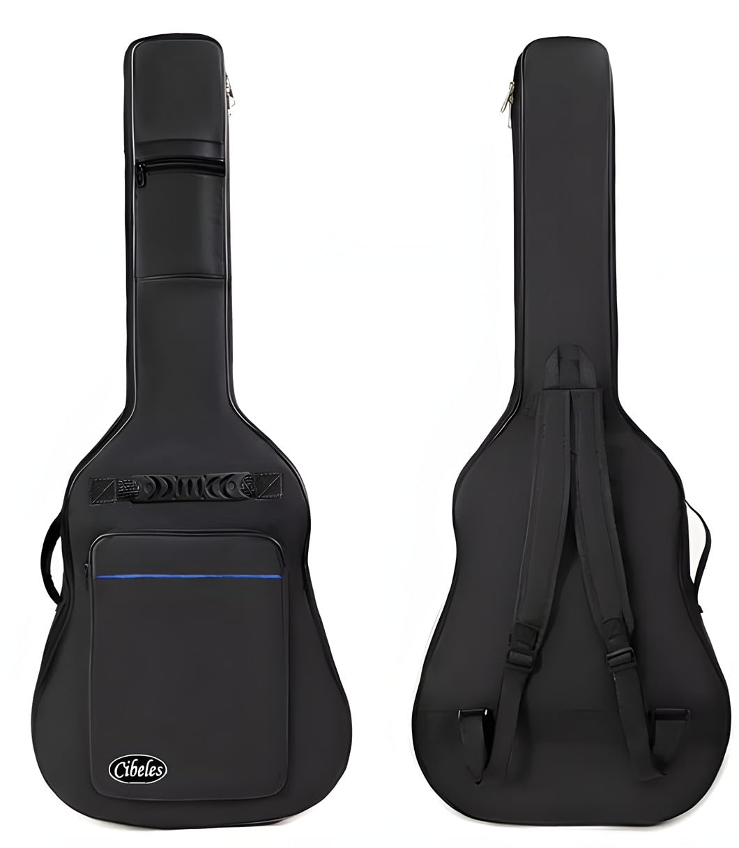 cibeles Funda para Guitarra clásica y Flamenca con Acolchado de 5mm, Marca