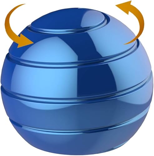 Miniatura 42 de Kinetic - Pelota de juguete de escritorio, juguetes giratorios cinéticos de escritorio de 1.54 pulgadas, ilusión óptica, juguetes para ansiedad