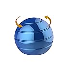 Apqdw Kinetic Desk Toy, Anxiety ADHD Relief, Optical Illusion Fidget Toy for Office Adults, Blue (39MM)