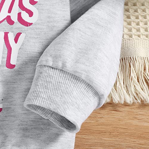 Moletom infantil infantil bebês meninas inverno manga longa moletom roupas estampas letras Natal 2t
