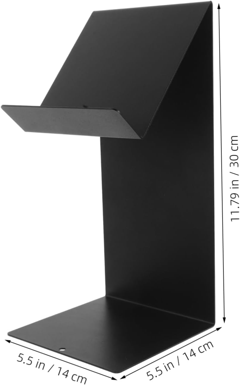 Book Easels for Display Bookends for Shelves Bookshelf Stand Iron Construction Lightweight Book Stand