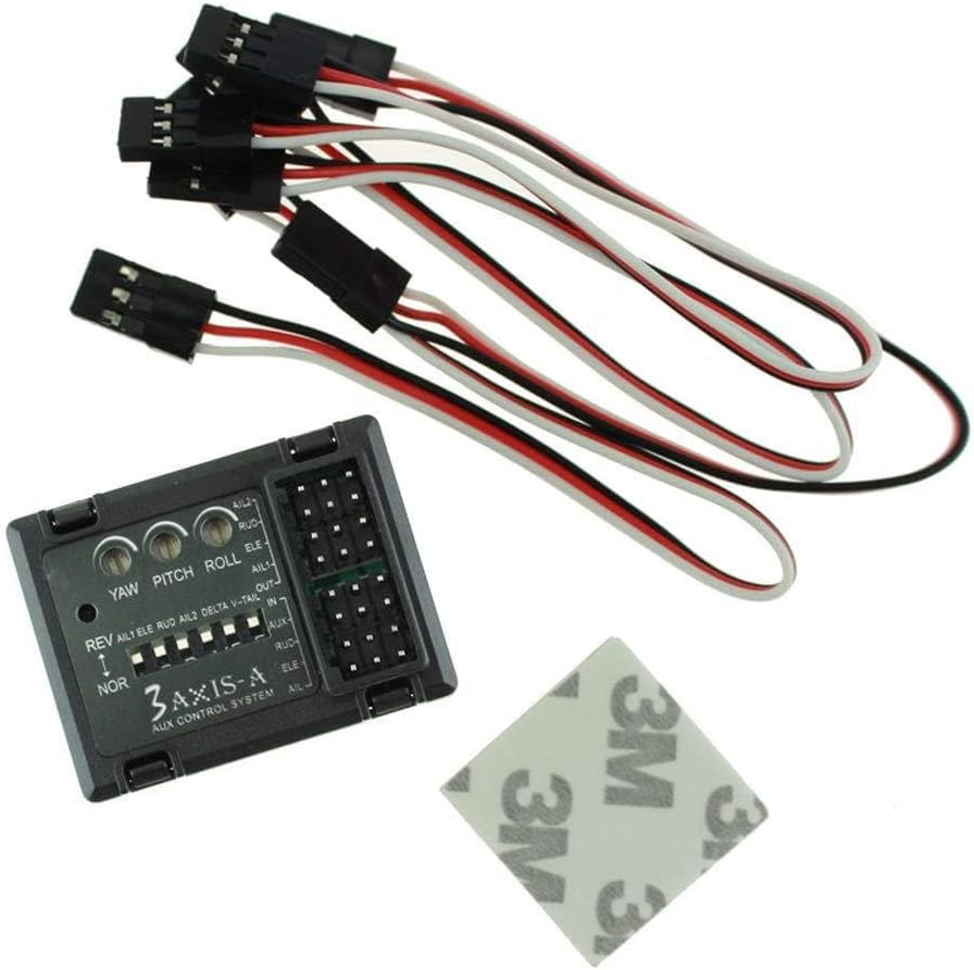 Generic 3-axis Flight Controller Stabilizer System Gyro for FPV RC Airplane Fixed Wing Aircraft Wing Gliders, WYC_DJFF_11293