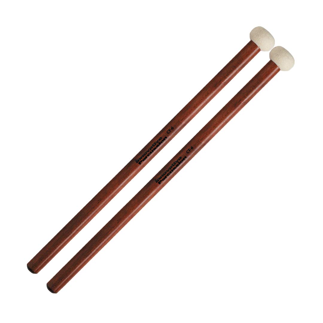 Innovative Percussion Concert Series Hard Felt, Ulta Staccato Timpani Mallets (CT6)