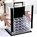 JIESITE Acrylic Poker Chip Case 1000pcs Capacity Poker Chip Trays Set Including 10 Poker Chip Holder Poker Chip Display Case for Standard Size Chips (1000pcs)