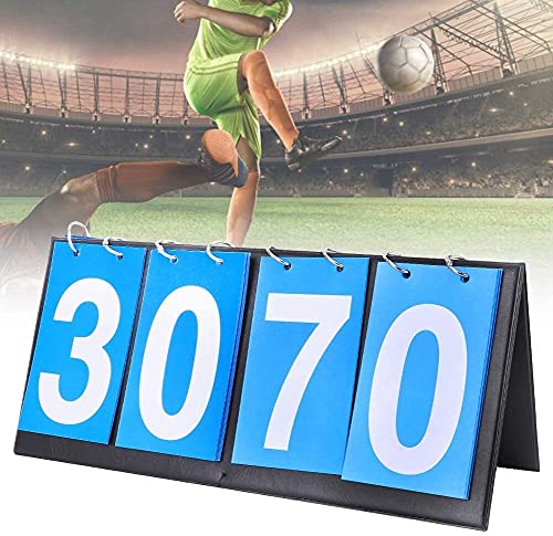Marcador Deportivo Plegable para Tenis y Basquetbol Azul miniatura 3