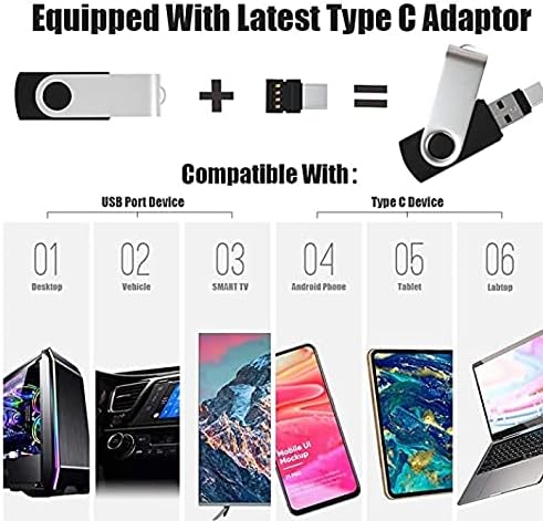 Customized USB Flash Drive in Box Thumb Drive Personalized Memory Stick 8GB USB3.0 25 Pack - Image 5