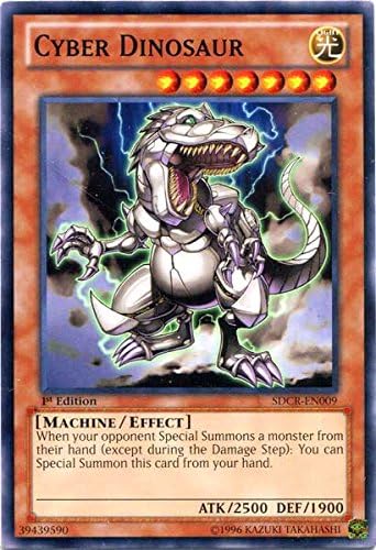 YU-GI-OH! - Cyber Dinosaur (SDCR-EN009) - Structure Deck: Cyber Dragon Revolution - 1st Edition - Common