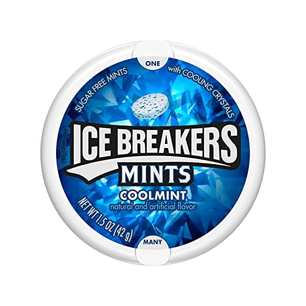 Ice Breakers Mints Cool Mint - Pfefferminz Bonbons, 1 Stück (8 x 42 g) – Bild 6