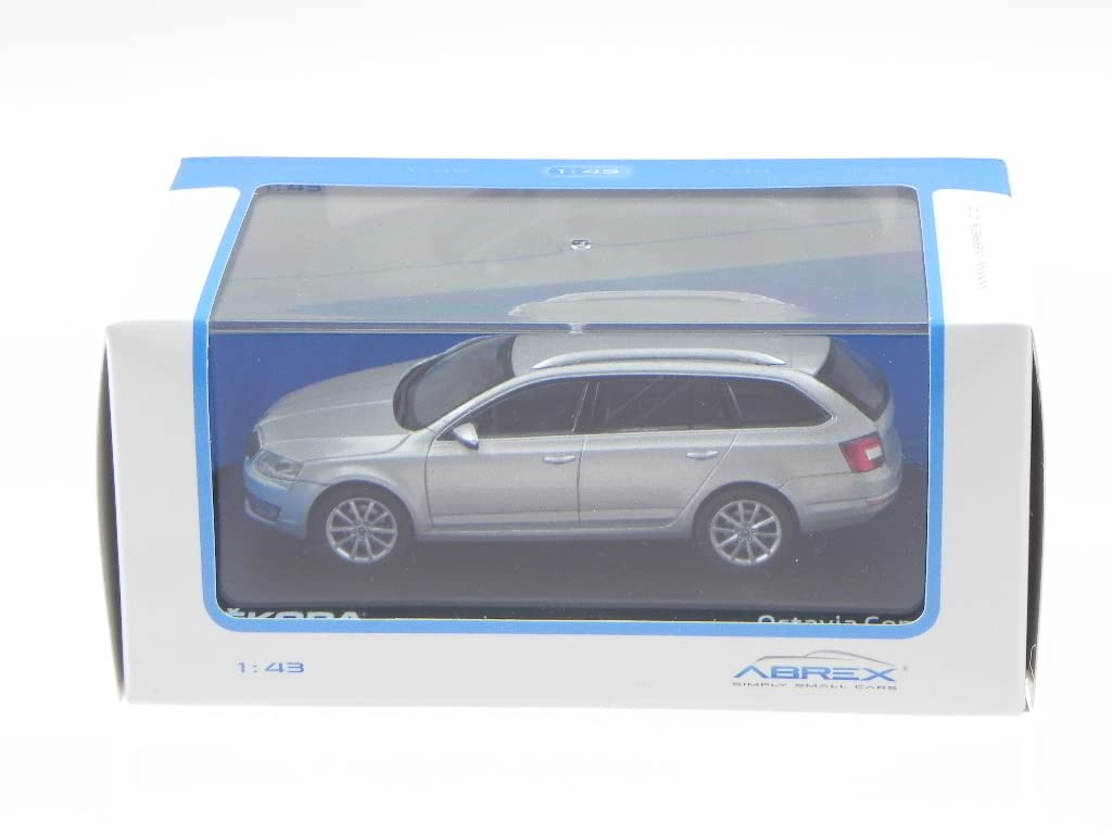 Skoda Octavia 3 Combi 2013 Brilliant Silver Model Car 027AB
