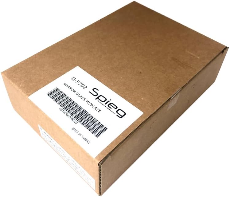 Spieg Passenger Side Mirror Glass for 2005-2010 Chrysler 300 Dodge Charger Magnum Heated with Backing Plate Right 5139198AA