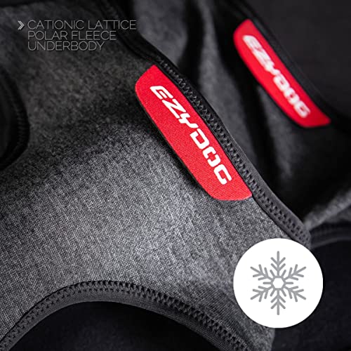 EzyDog Hundemantel Wasserdicht für Kleine, Mittelgroße und Große Hunde - Hundepullover Fleece mit Sicheren Reflexstreifen, Thermax Hundejacke - Hunderegenmantel mit Bauchschutz (XS, Schwarz)