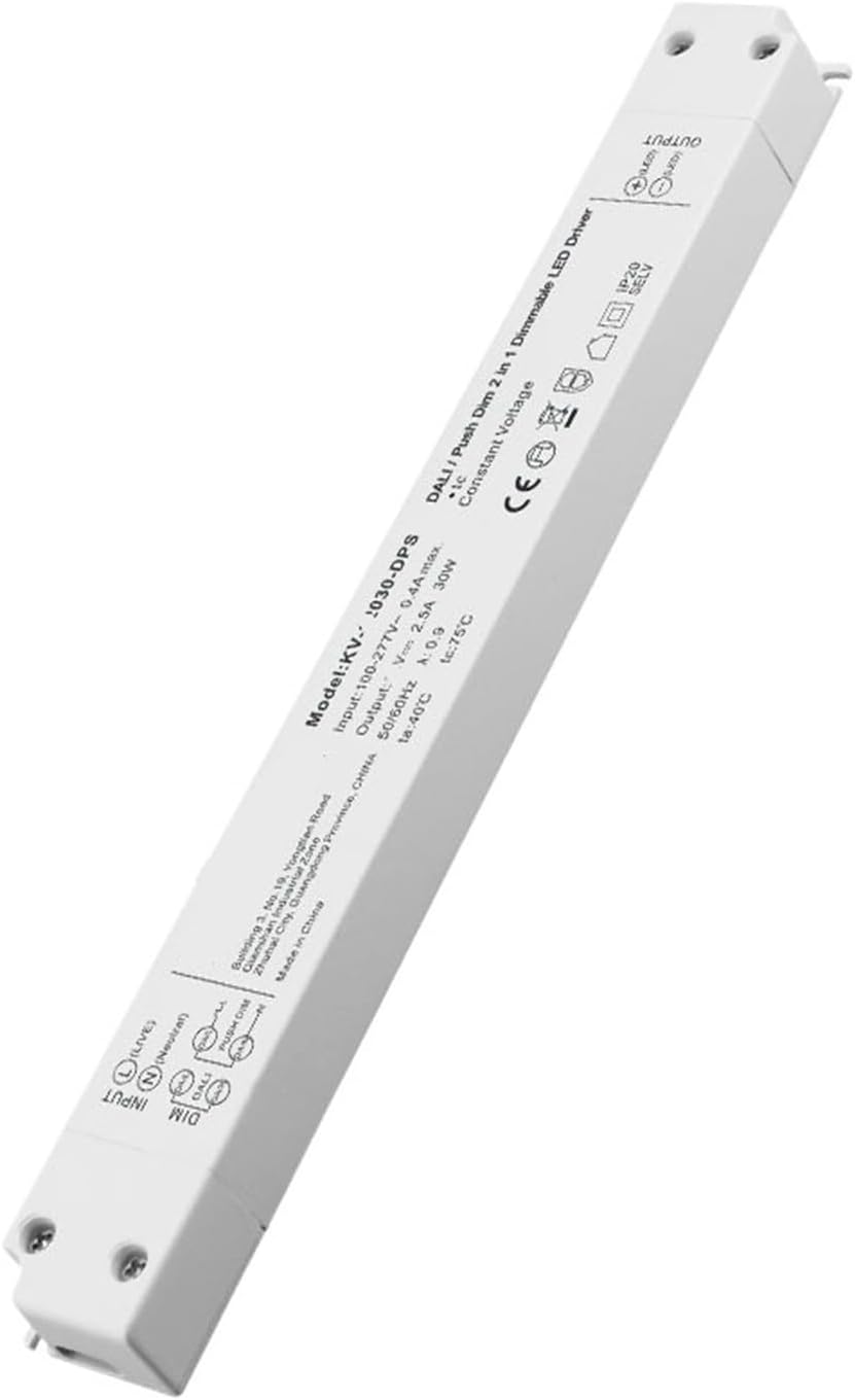 KV-30W-60W-DPS Slim Power Supply high PFC Power Supply no Flicker led dimming Living Room Linear Lighting Plastic Shell(24V 36W)