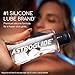 Astroglide Silicone Lube (2.5oz), X Premium Personal Lubricant, Extra Long-Lasting Silky Sex Lube, Waterproof for Water Play, Travel-Friendly Size