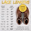 Miscly Round Boot Laces [1 Pair] Heavy Duty and Durable Shoelaces for Boots, Work Boots & Hiking Shoes (Black/Brown, 36 inches (91 cm)) #3
