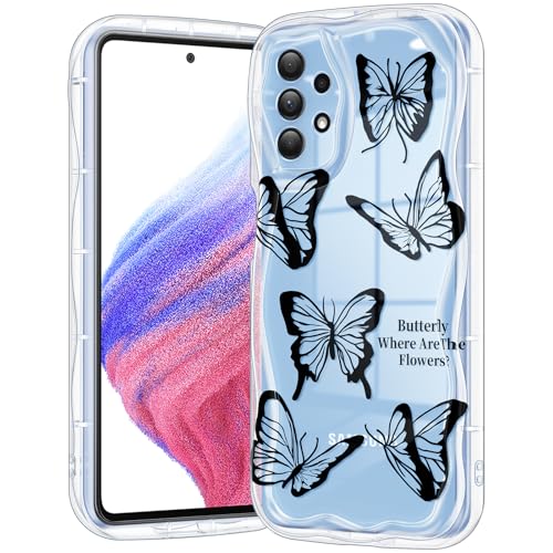 Coque antichoc Galaxy A53 5G à vagues chic pour les sorties et le quotidien