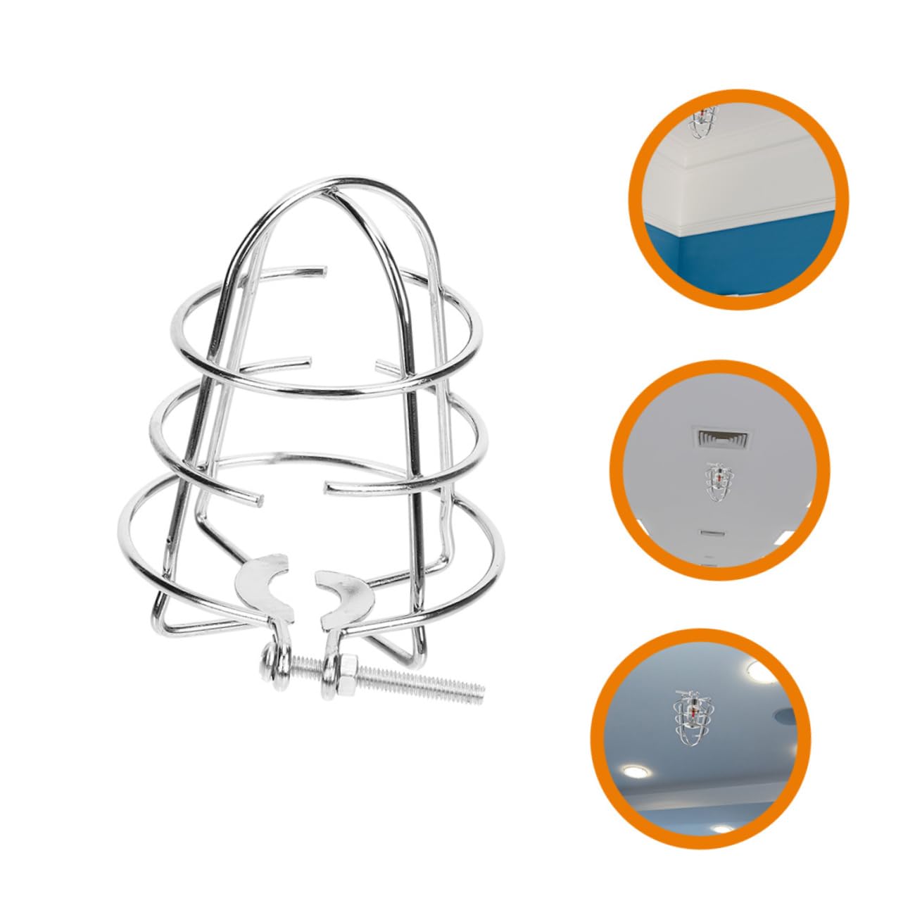 OFFSCH metal sprinkler guard spray water bracket spray universal sprinkler cover Sprinklers to disassemble sprinkler sprinkler head guard Spray cover ceiling sprinkler head cap