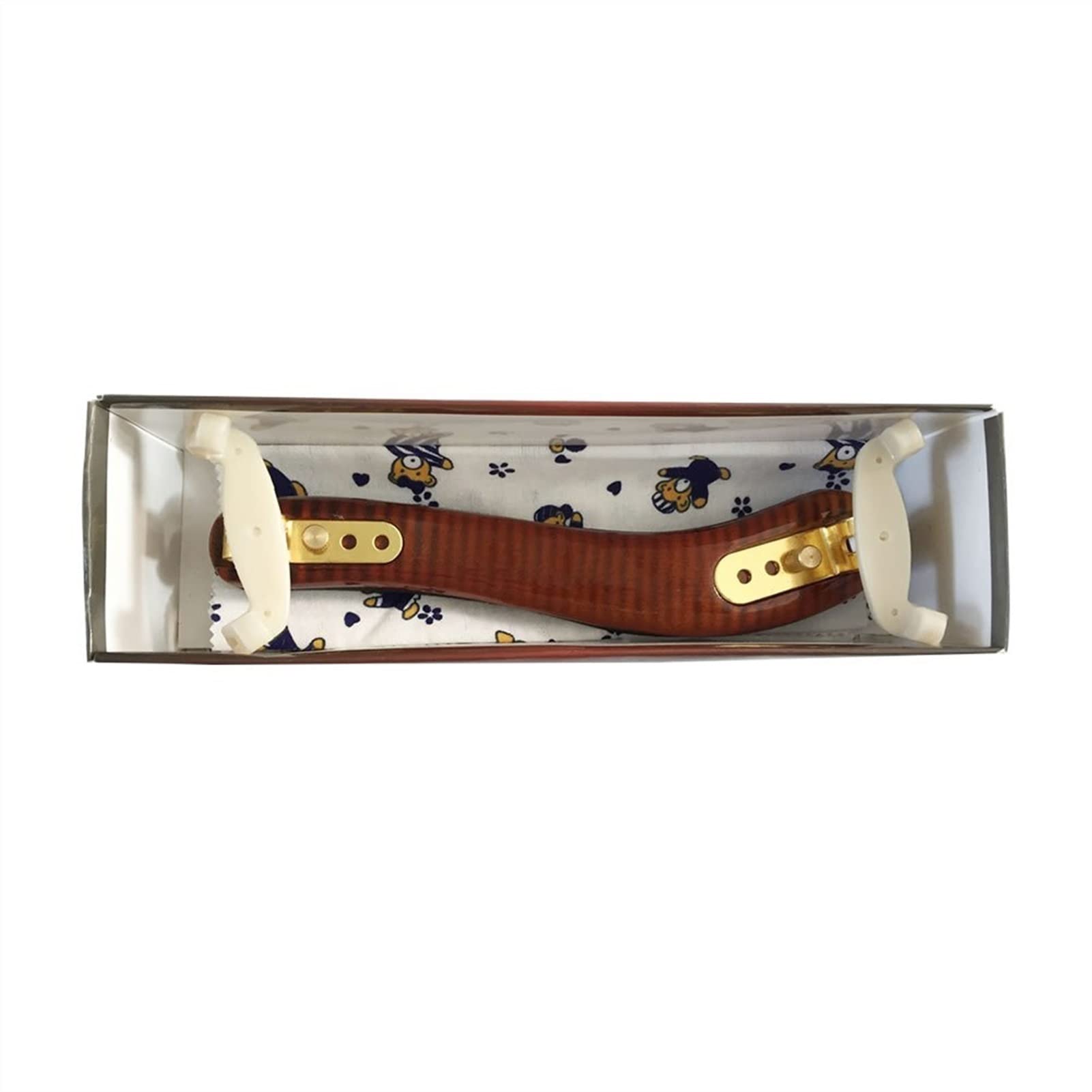 Streifen Ahornholz Violine Schulterstütze Einstellbar 4/4 3/4 1/2 1/4 1/8 Schulterpolster Geige Schulterstütze (Color : 1/2)