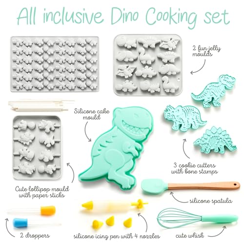 GET FRESH Dinosaur Baking Cooking Tool Set for Kids - Image 2