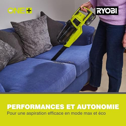 RYOBI - Handstofzuiger 18V - 4,24 kPa uittrekbare buis en veel accessoires - Afbeelding 6