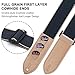 BestSounds Guitar Strap for Acoustic Guitar Electric Bass Guitars,Beginner Guitar Strap with Leather Neck Strap,3 Picks & 2 Button Blocks