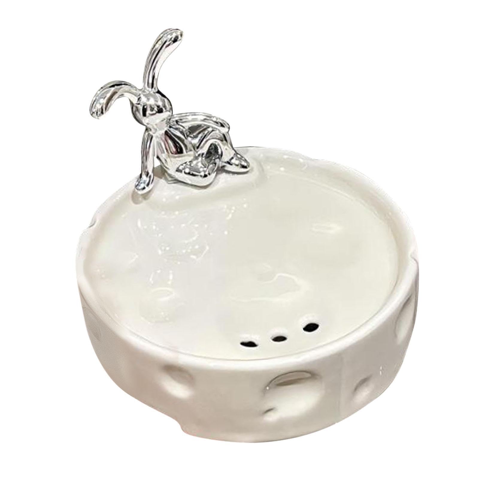 QLECXZI Nordic Style Soap Dish For Bar Soap With Efficient Drainage Smooth Finish Ensures Lasts Longer In Shower Space Dish Holder With Drainage For Kitchen
