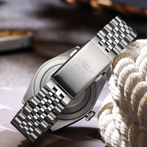 Image of ADDIESDIVE GMT Watches for Men Dive Water-Resistance Luminous Analog GMT Quartz Watch