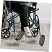 SOESFOUFU 2pcs Heavy Duty Wheelchair Footrest Leg Rest Elevating Footplate Pad Stable Support for Seniors