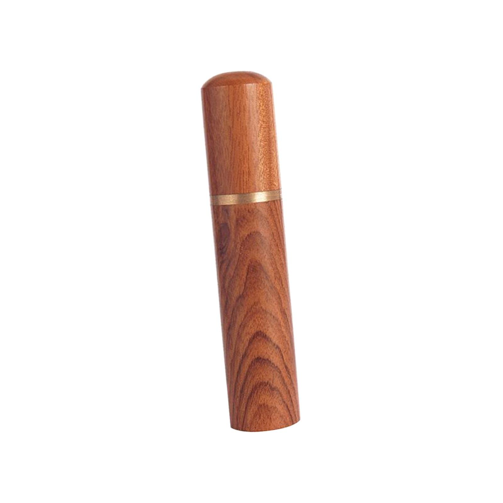 Distribuidor de café espresso con mango artesanal de madera