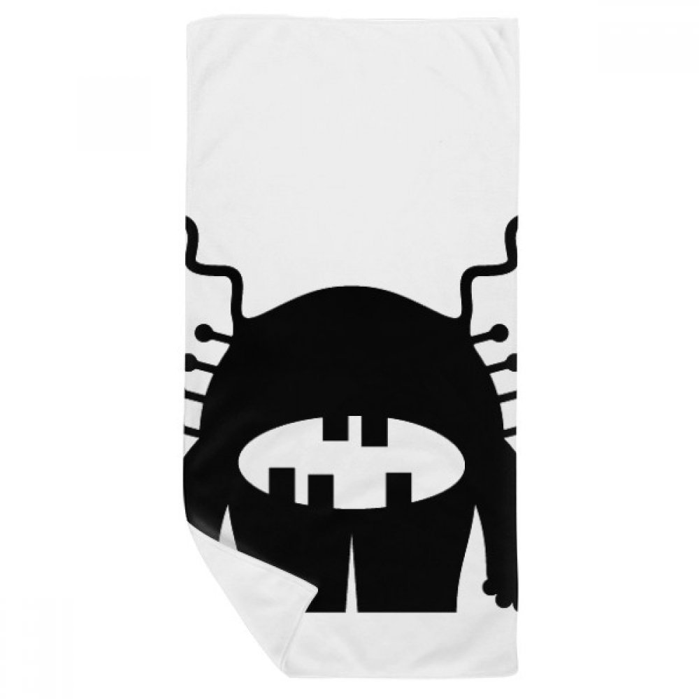 Serviette univers et alien 35x70cm idéale pour le sport
