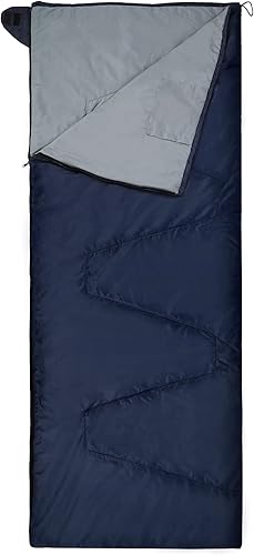 Miniatura 75 de REDCAMP Saco de dormir ultraligero para mochileros, senderismo, comodidad para adultos en clima cálido, con saco de compresión 2-Sobre